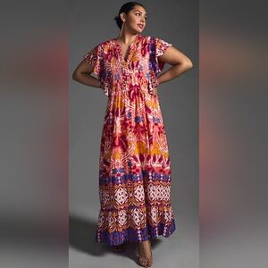 Anthropologie Maeve Cassandra Maxi Dress